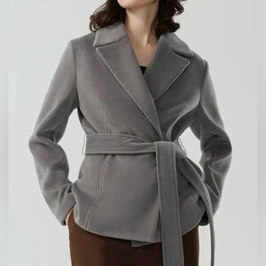 Lapel Collar Short Coat